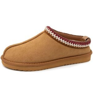 Alpine Swiss Haley Womens Fuzzy Slippers Warm Faux Fur Clog Slipper House Shoes